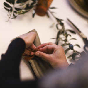 tavola, table setting, workshop