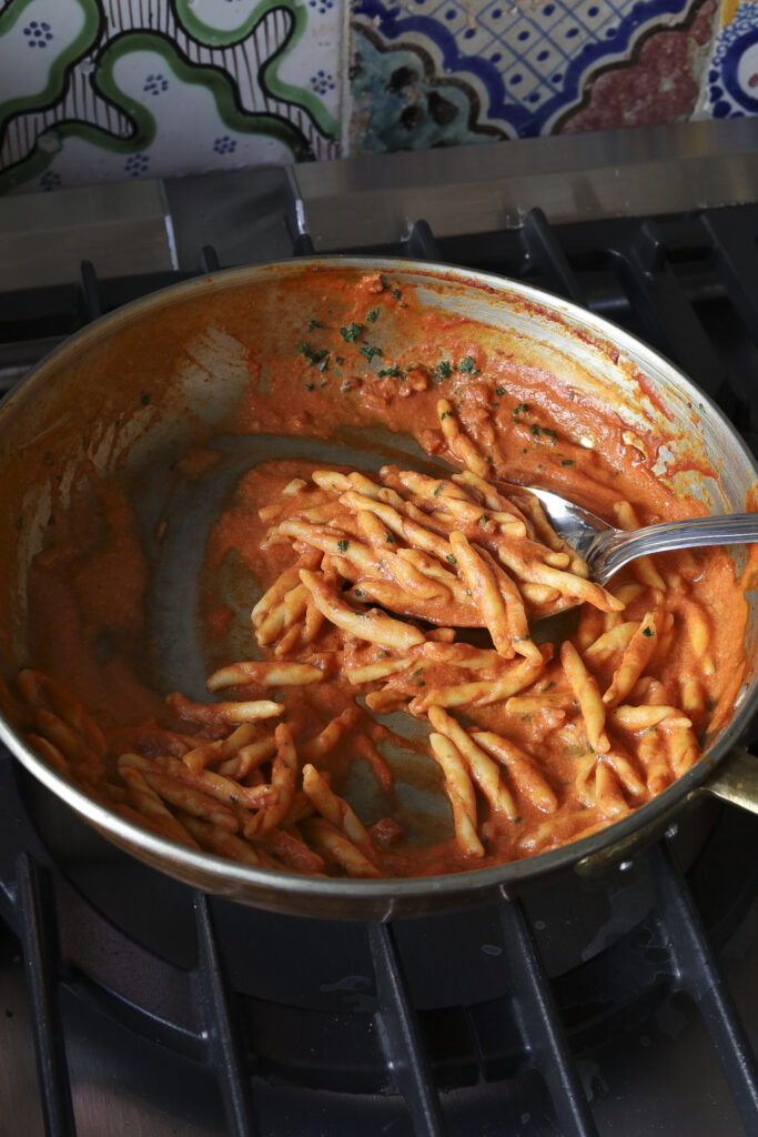 strozzapreti alla vodka 